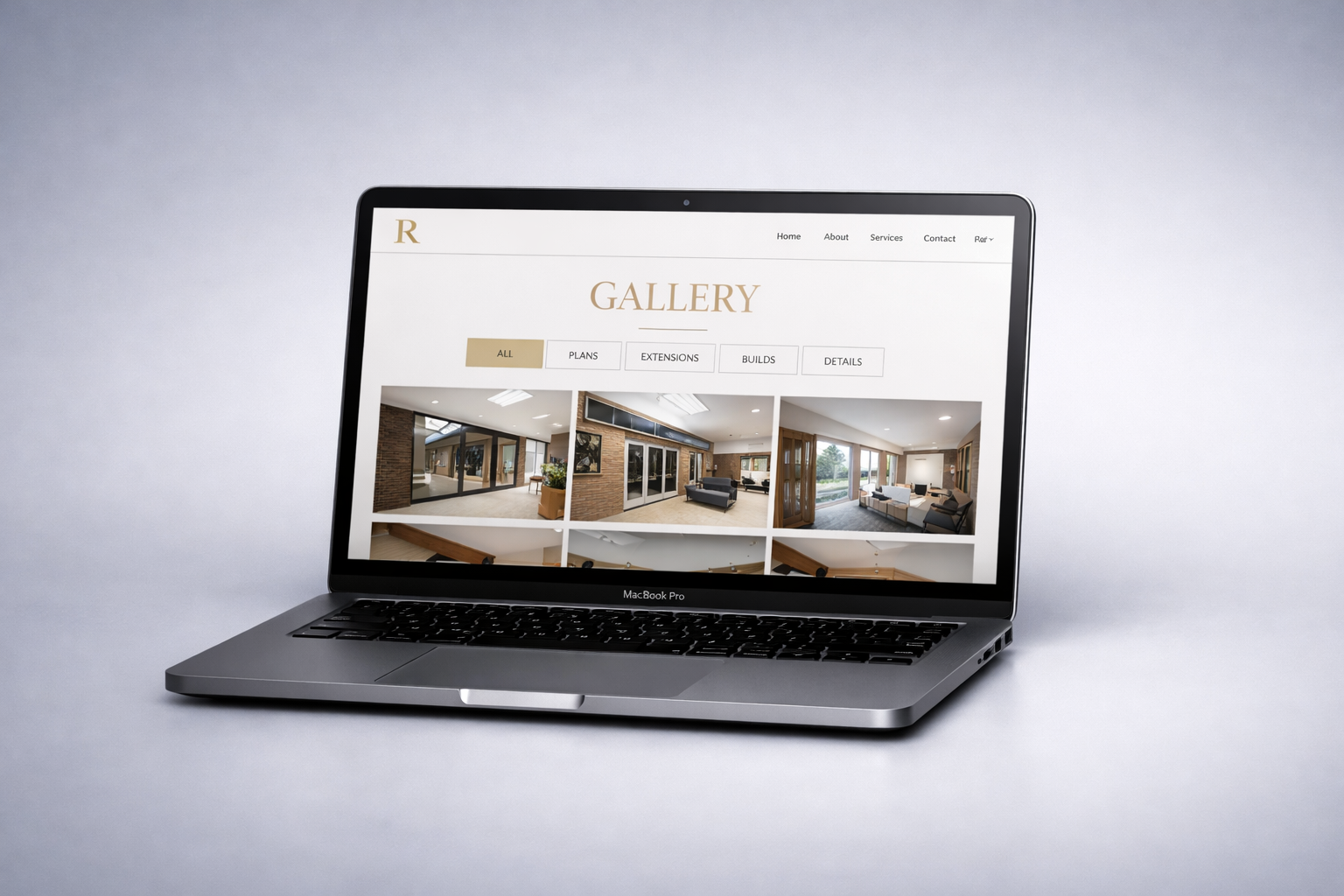 Website mockup